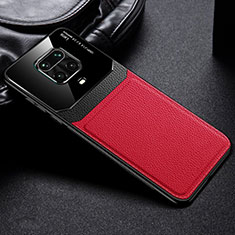 Funda Silicona Goma de Cuero Carcasa para Xiaomi Poco M2 Pro Rojo