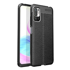 Funda Silicona Goma de Cuero Carcasa para Xiaomi POCO M3 Pro 5G Negro