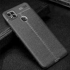 Funda Silicona Goma de Cuero Carcasa para Xiaomi Redmi 10A 4G Negro