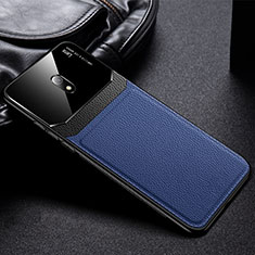 Funda Silicona Goma de Cuero Carcasa para Xiaomi Redmi 8A Azul