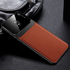 Funda Silicona Goma de Cuero Carcasa para Xiaomi Redmi 8A Marron