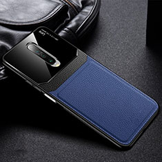 Funda Silicona Goma de Cuero Carcasa para Xiaomi Redmi K30i 5G Azul