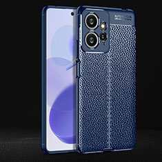 Funda Silicona Goma de Cuero Carcasa para Xiaomi Redmi Note 12 4G Azul