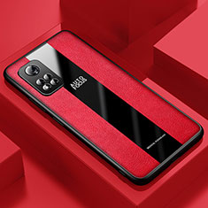 Funda Silicona Goma de Cuero Carcasa PB1 para Huawei Honor V40 5G Rojo