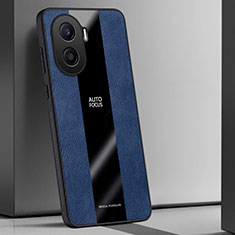 Funda Silicona Goma de Cuero Carcasa PB1 para Huawei Honor X40i 5G Azul