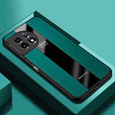 Funda Silicona Goma de Cuero Carcasa PB1 para OnePlus 11 5G Verde