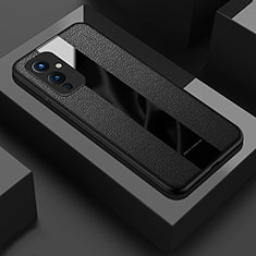 Funda Silicona Goma de Cuero Carcasa PB1 para OnePlus 9 5G Negro