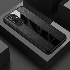 Funda Silicona Goma de Cuero Carcasa PB1 para OnePlus 9 Pro 5G Negro