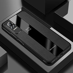 Funda Silicona Goma de Cuero Carcasa PB1 para Xiaomi Civi 5G Negro