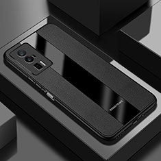 Funda Silicona Goma de Cuero Carcasa PB1 para Xiaomi Redmi K60 5G Negro