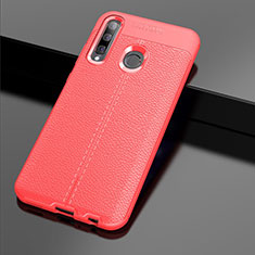 Funda Silicona Goma de Cuero Carcasa S01 para Huawei Honor 20 Lite Rojo