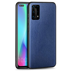 Funda Silicona Goma de Cuero Carcasa S01 para Huawei P40 Pro+ Plus Azul