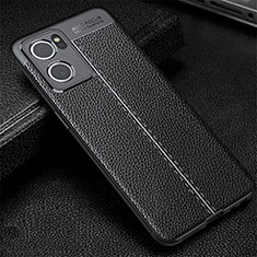 Funda Silicona Goma de Cuero Carcasa S01 para OnePlus Nord CE 2 5G Negro