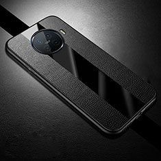 Funda Silicona Goma de Cuero Carcasa S01 para Oppo Ace2 Negro