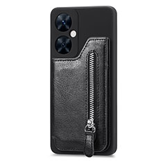 Funda Silicona Goma de Cuero Carcasa S01D para Huawei Nova 11i Negro