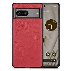 Funda Silicona Goma de Cuero Carcasa S02D para Google Pixel 7 5G Rojo