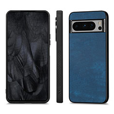 Funda Silicona Goma de Cuero Carcasa S02D para Google Pixel 8 Pro 5G Azul