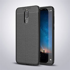 Funda Silicona Goma de Cuero Carcasa S03 para Huawei G10 Negro