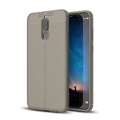 Funda Silicona Goma de Cuero Carcasa S03 para Huawei Nova 2i Gris