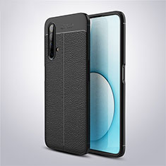 Funda Silicona Goma de Cuero Carcasa S03 para Realme X50t 5G Negro