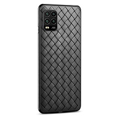 Funda Silicona Goma de Cuero Carcasa S03 para Xiaomi Mi 10 Lite Negro