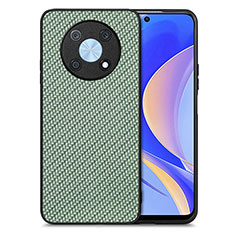 Funda Silicona Goma de Cuero Carcasa S03D para Huawei Enjoy 50 Pro Verde