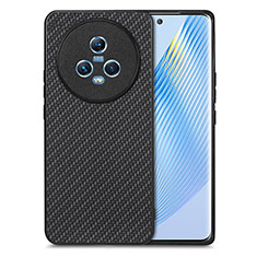 Funda Silicona Goma de Cuero Carcasa S03D para Huawei Honor Magic5 5G Negro