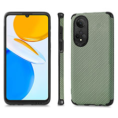 Funda Silicona Goma de Cuero Carcasa S03D para Huawei Honor X7 Verde