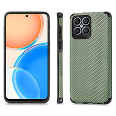 Funda Silicona Goma de Cuero Carcasa S03D para Huawei Honor X8 4G Verde