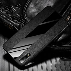 Funda Silicona Goma de Cuero Carcasa S05 para Huawei P Smart Z (2019) Negro