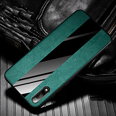 Funda Silicona Goma de Cuero Carcasa S05 para Huawei P Smart Z (2019) Verde