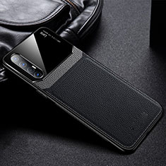 Funda Silicona Goma de Cuero Carcasa S05 para Oppo Reno3 Pro Negro