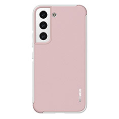 Funda Silicona Goma de Cuero Carcasa S05 para Samsung Galaxy S21 Plus 5G Rosa