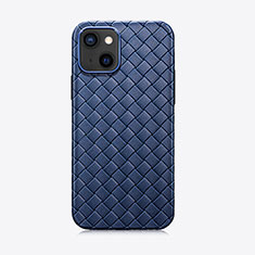 Funda Silicona Goma de Cuero Carcasa S06 para Apple iPhone 13 Mini Azul