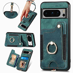 Funda Silicona Goma de Cuero Carcasa SD1 para Google Pixel 6a 5G Verde