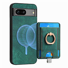 Funda Silicona Goma de Cuero Carcasa SD1 para Google Pixel 7 5G Verde