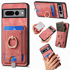 Funda Silicona Goma de Cuero Carcasa SD1 para Google Pixel 7 Pro 5G Rosa