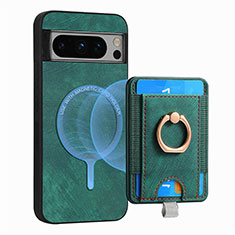 Funda Silicona Goma de Cuero Carcasa SD1 para Google Pixel 8 Pro 5G Verde