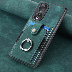 Funda Silicona Goma de Cuero Carcasa SD1 para Huawei Honor 90 5G Verde