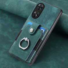 Funda Silicona Goma de Cuero Carcasa SD1 para Oppo Reno8 T 4G Verde