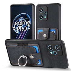 Funda Silicona Goma de Cuero Carcasa SD1 para Realme 9 4G Negro