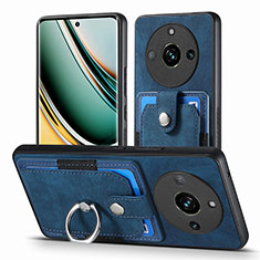 Funda Silicona Goma de Cuero Carcasa SD1 para Realme Narzo 60 Pro 5G Azul