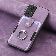 Funda Silicona Goma de Cuero Carcasa SD1 para Xiaomi Redmi Note 12S Purpura Claro