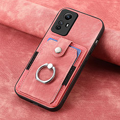 Funda Silicona Goma de Cuero Carcasa SD1 para Xiaomi Redmi Note 12S Rosa