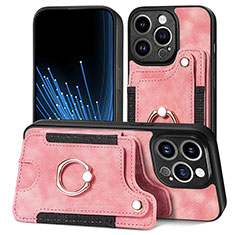 Funda Silicona Goma de Cuero Carcasa SD10 para Apple iPhone 14 Pro Max Rosa