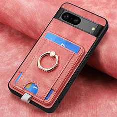 Funda Silicona Goma de Cuero Carcasa SD2 para Google Pixel 7 5G Rosa