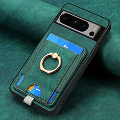 Funda Silicona Goma de Cuero Carcasa SD2 para Google Pixel 8 Pro 5G Verde