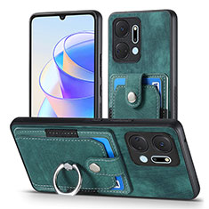 Funda Silicona Goma de Cuero Carcasa SD2 para Huawei Honor X7a Verde