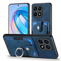 Funda Silicona Goma de Cuero Carcasa SD2 para Huawei Honor X8a 4G Azul