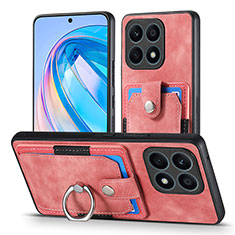 Funda Silicona Goma de Cuero Carcasa SD2 para Huawei Honor X8a 4G Rosa